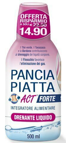 Pancia piatta active forte drenante liquido 500 ml