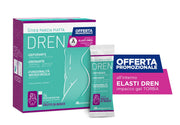 Pancia piatta dren frutti di bosco 14 bustine stick pack + torba drenante