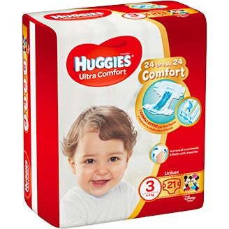 Pannolino huggies ultra comfort base 3 21 pezzi
