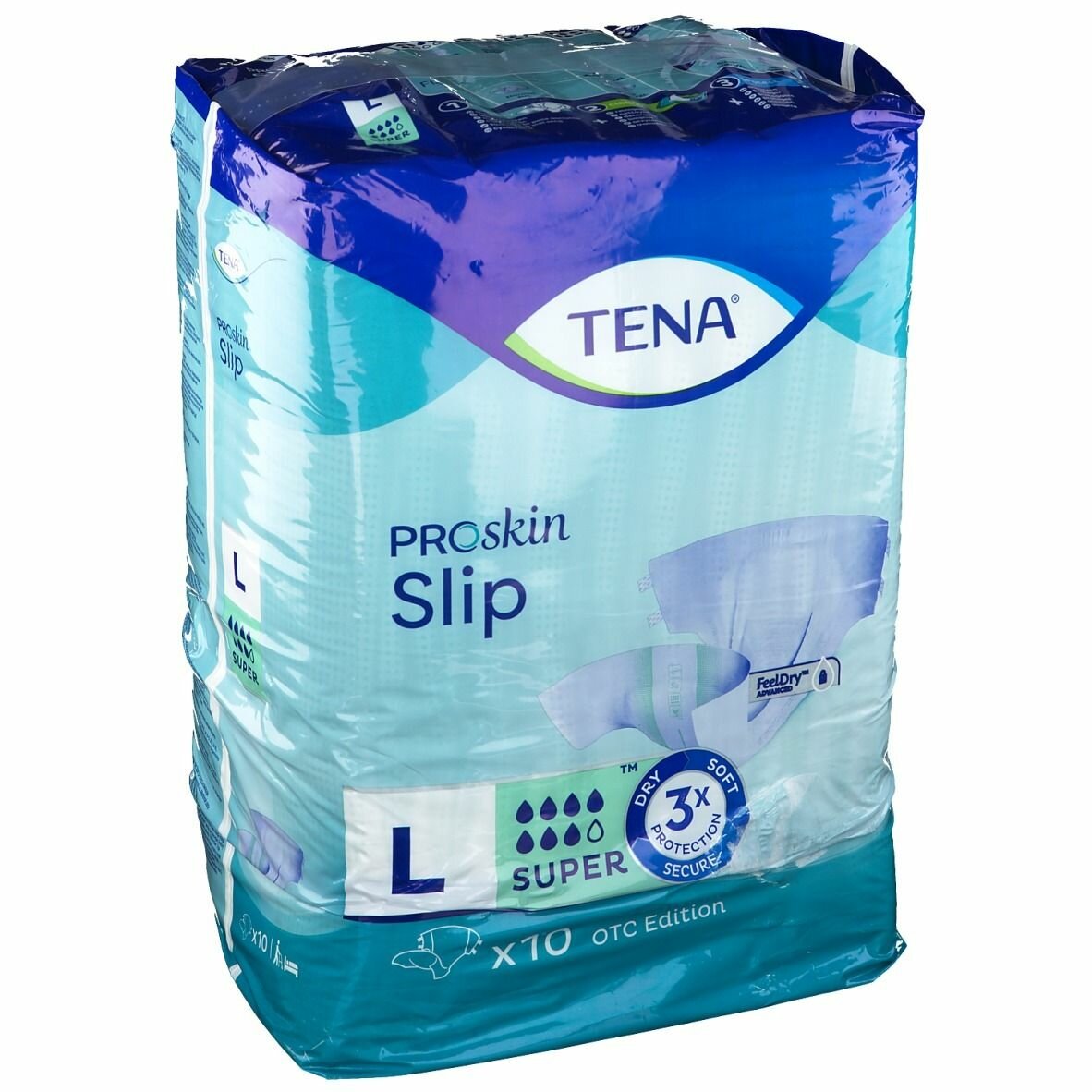 Pannolone per incontinenza a mutandina tena slip super l 10pezzi