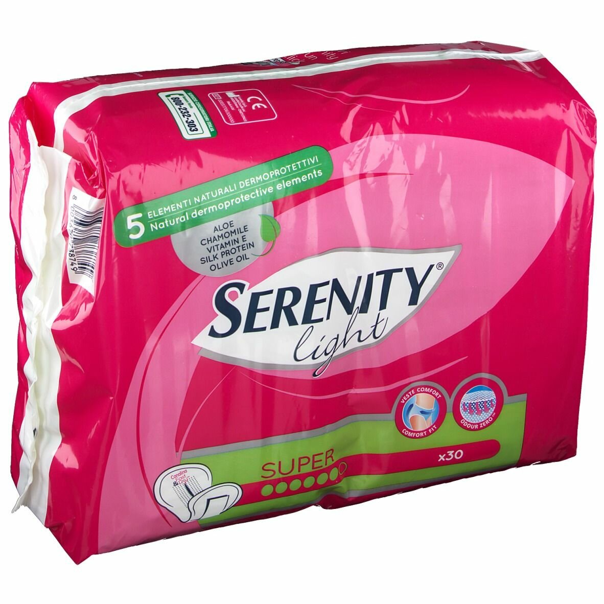 Pannolone per incontinenza serenity light lady super 30 pezzi