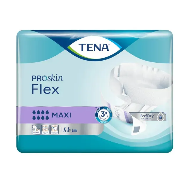 Pannolone per incontinenza tena flex maxi large 22 pezzi