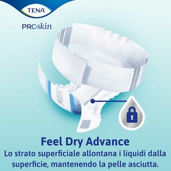 Pannolone per incontinenza tena flex super large 30 pezzi