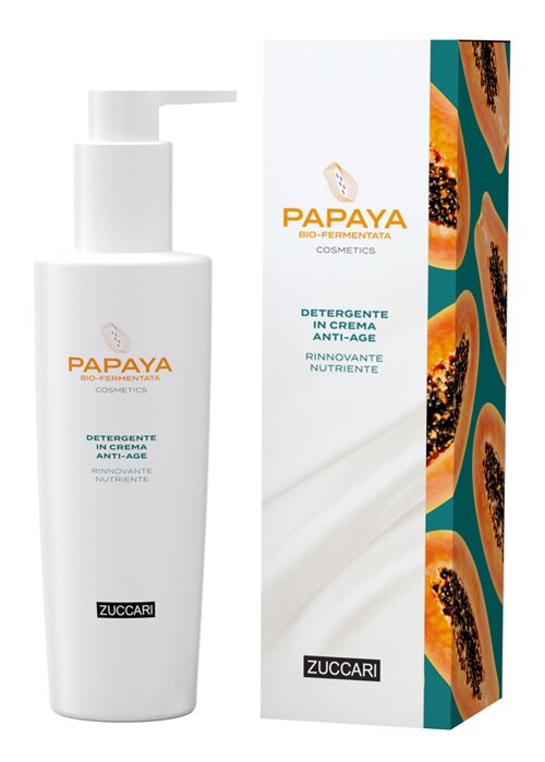 Papaya cosmetics detergente crema anti-age rinnovante nutriente 200 ml