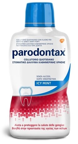 Parodontax collutorio quotidiano icy mint con fluoro 500 ml