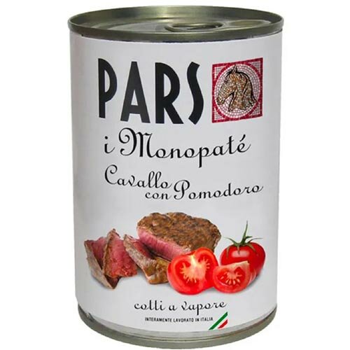 Pars Monopatè Cavallo e Pomodoro Cibo Umido Per Cani 405 g