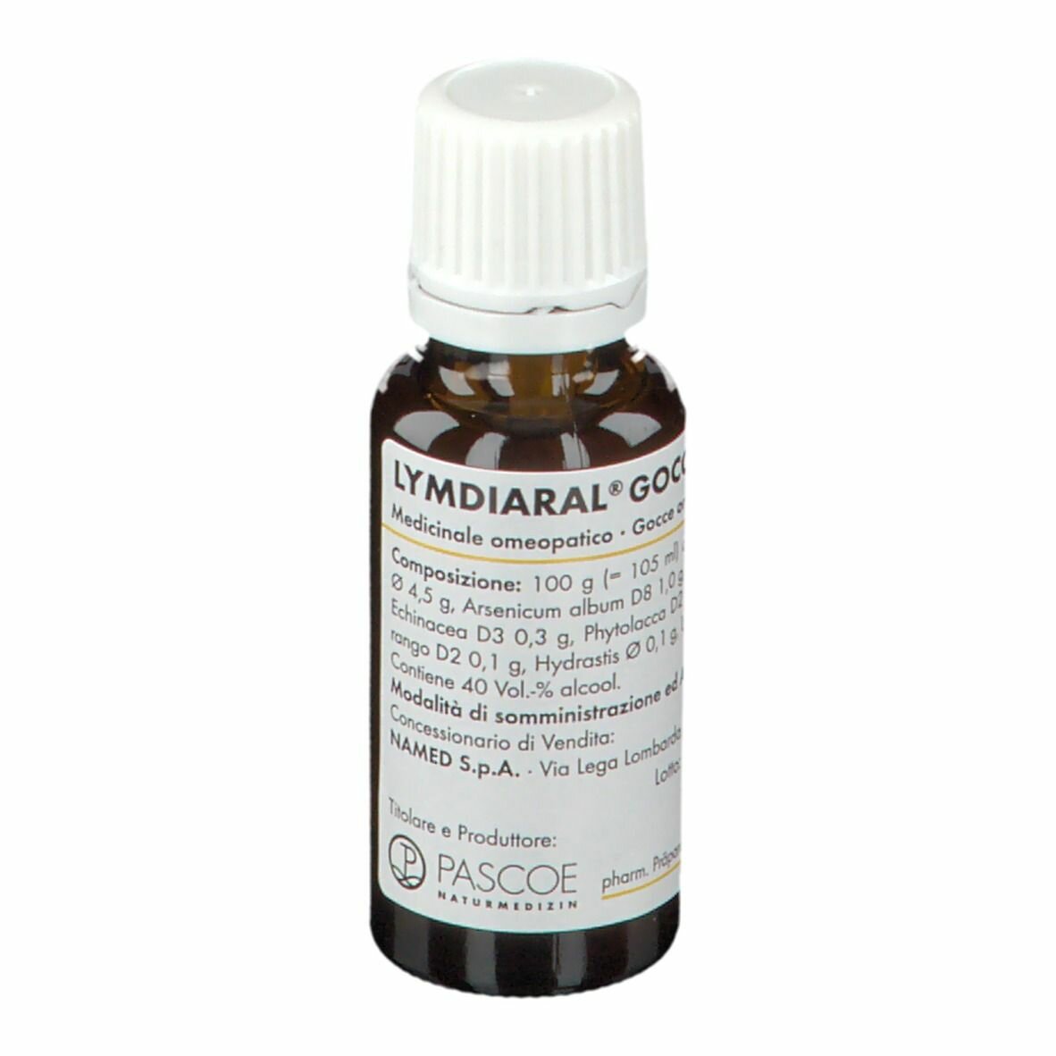 Pascoe lymdiaral gocce 20 ml complesso