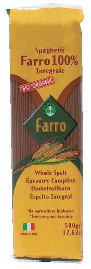 Pasta 100% farro integrale spaghetti 500 g