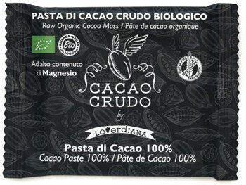 Pasta cacao 100% cruda 30 g bio