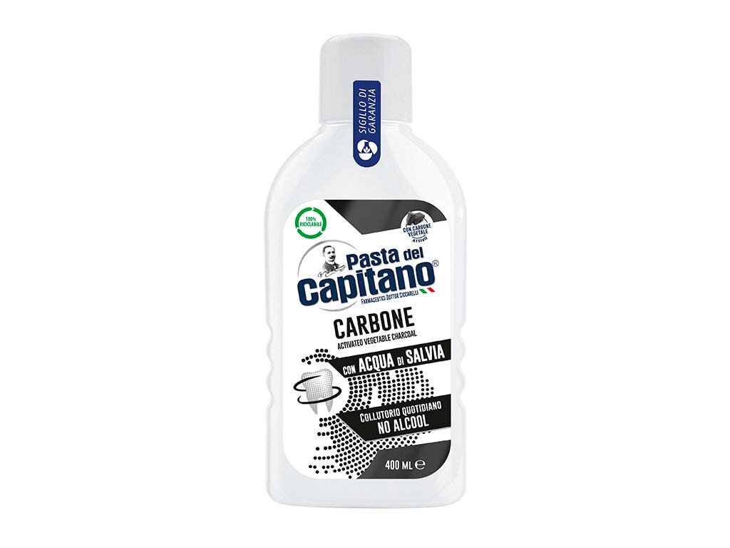 Pasta del capitano collutorio al carbone 400ml