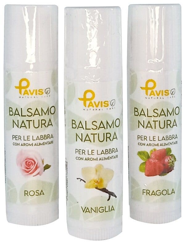 Pavis balsamo natura per le labbra fragola 5ml