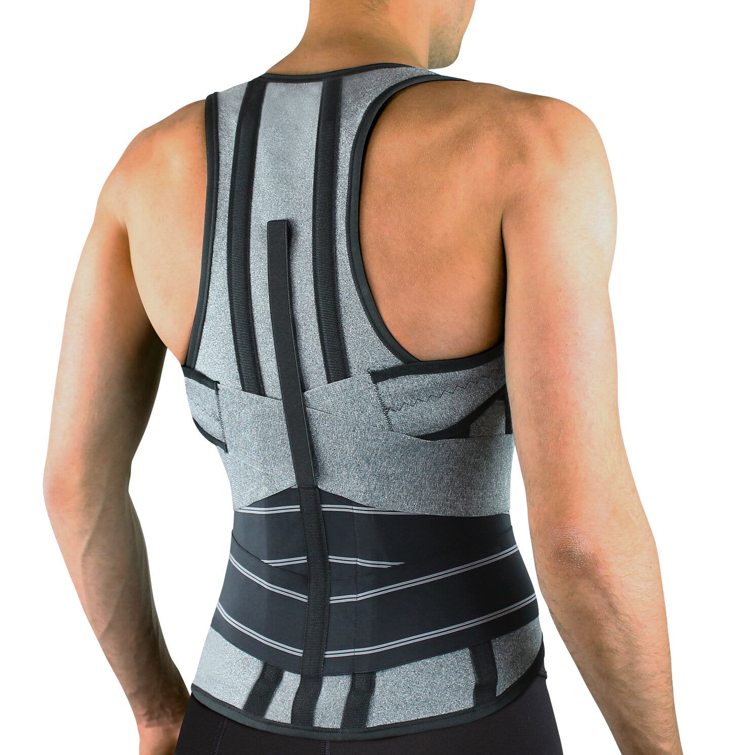 Pavis corsetto dorso-lombo-sacrale modulare colore grigio scuro taglia s cod. 554