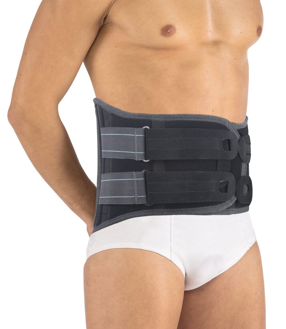 Pavis corsetto lombo-sacrale basso colore grigio scuro taglia xl cod. 582