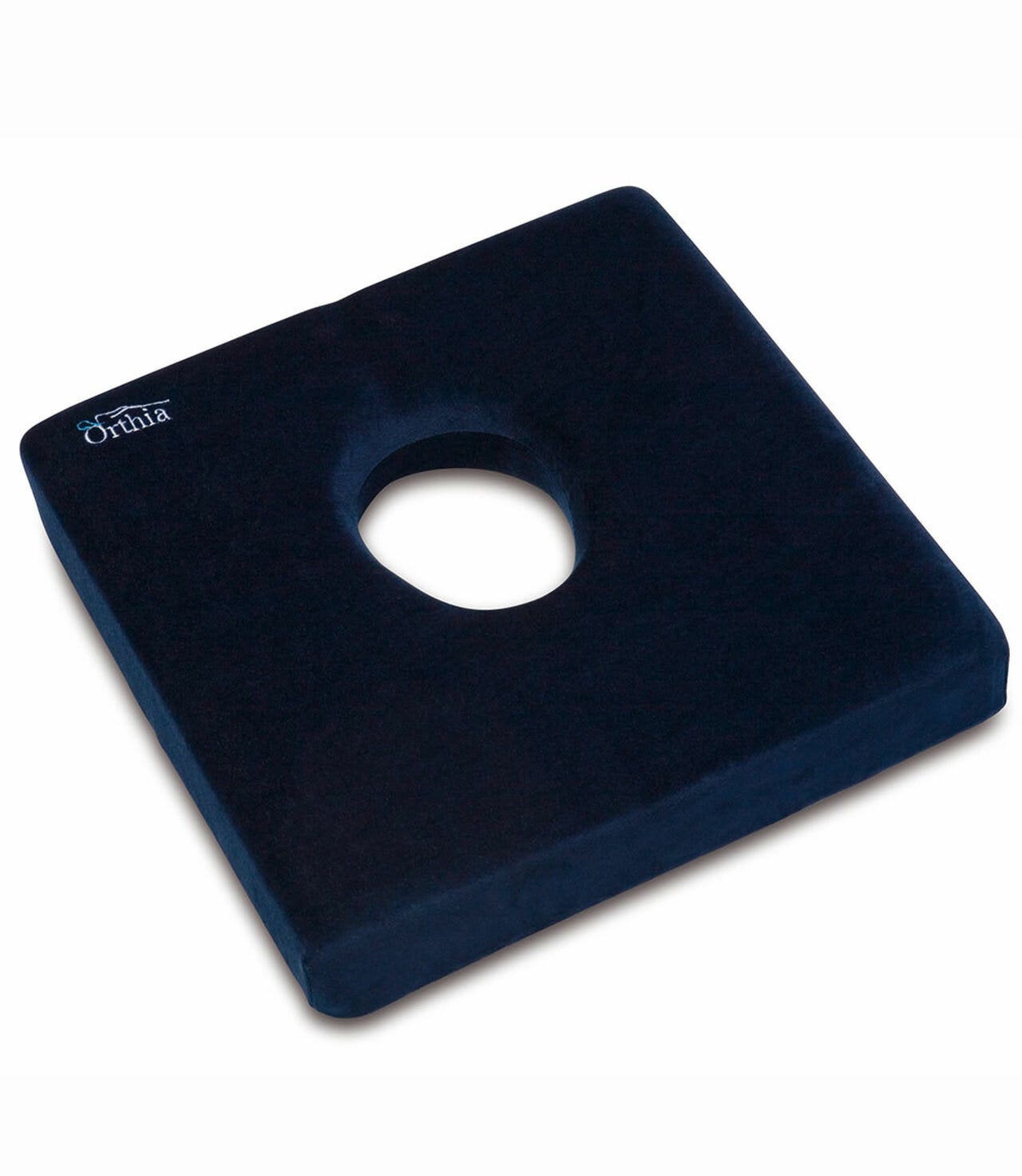 Pavis cuscino quadrato con foro colore blu 40x40x5 cm cod. 936