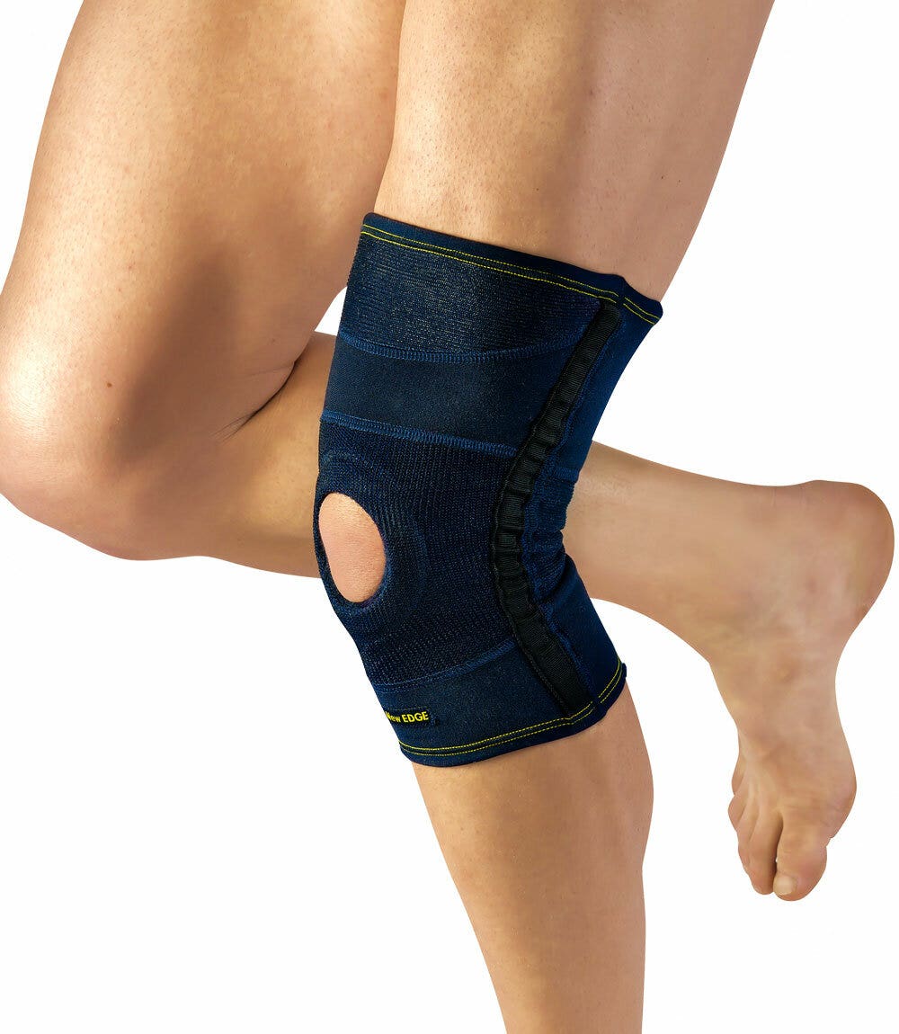 Pavis ginocchiera tubolare con foro colore blu taglia l cod. 023