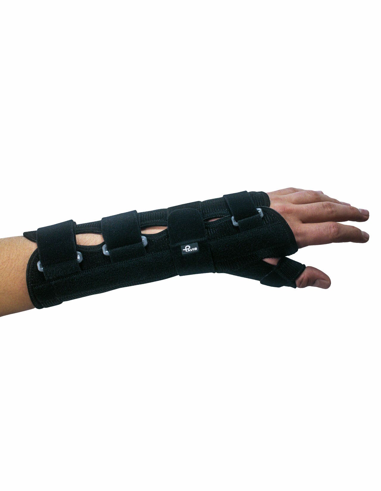 Pavis p-fix + long polsiera lunga con supporto pollice destra colore nero taglia m cod.132