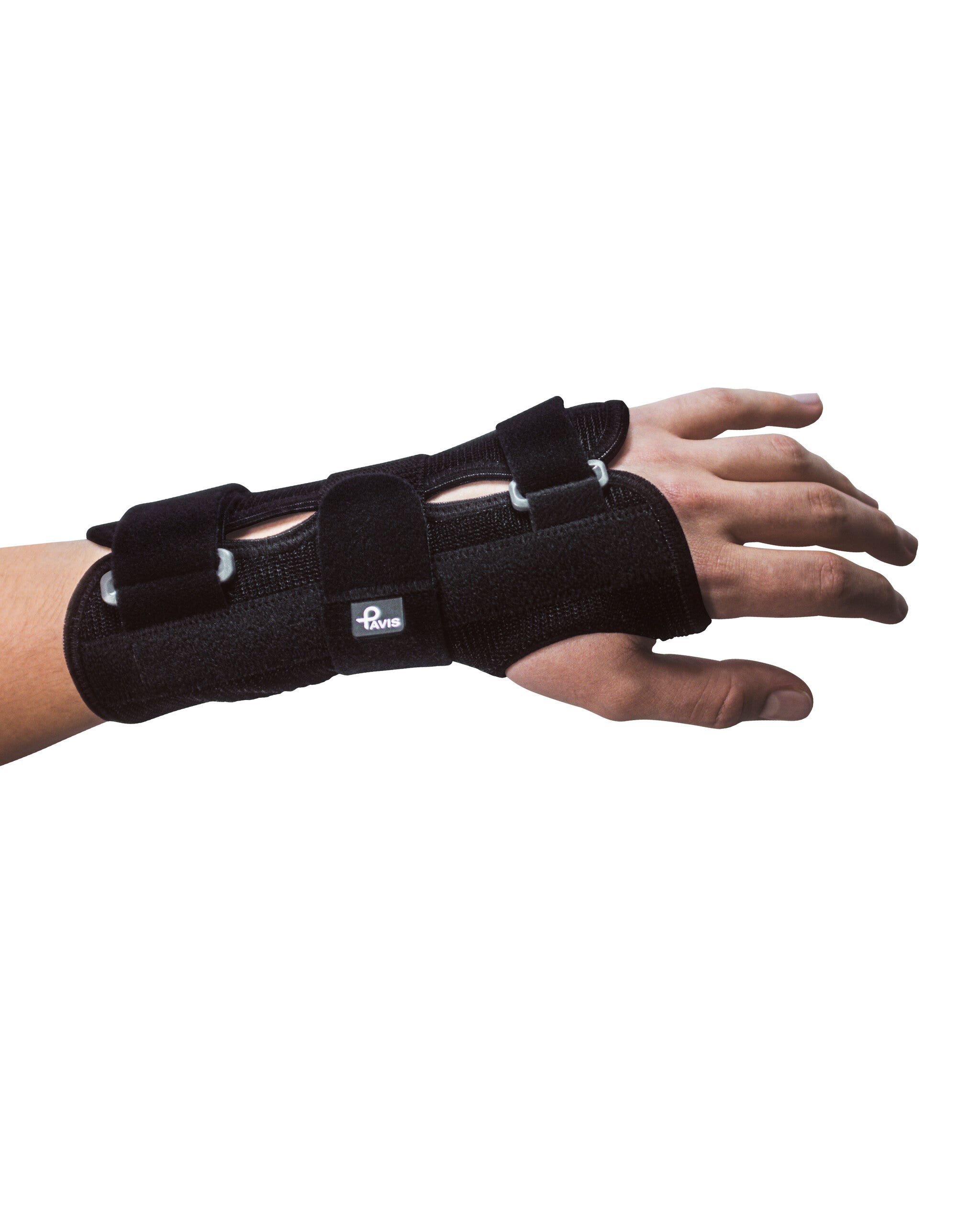 Pavis p-fix polsiera steccata destra colore nero taglia m cod. 133