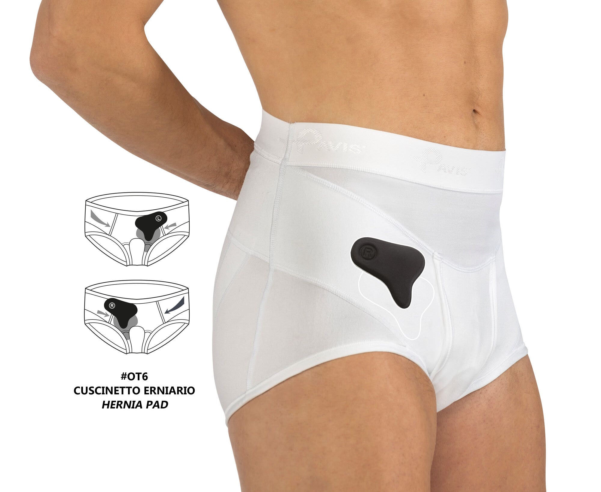 Pavis wellness mutanda erniablock colore crema taglia 95 cod. 648
