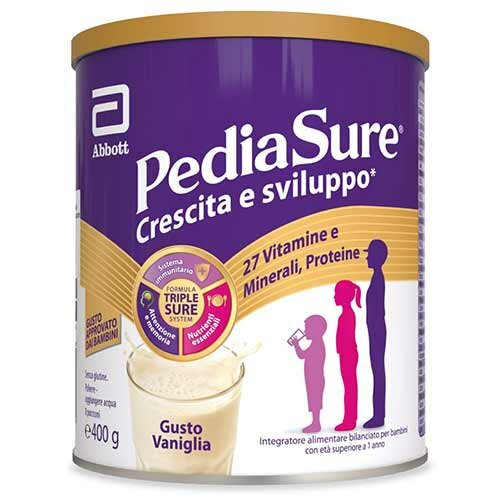 PediaSure Integratore Crescita per Bambini Vaniglia 400g