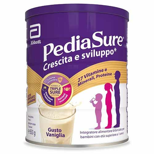 Pediasure Integratore Crescita per Bambini Vaniglia 850g