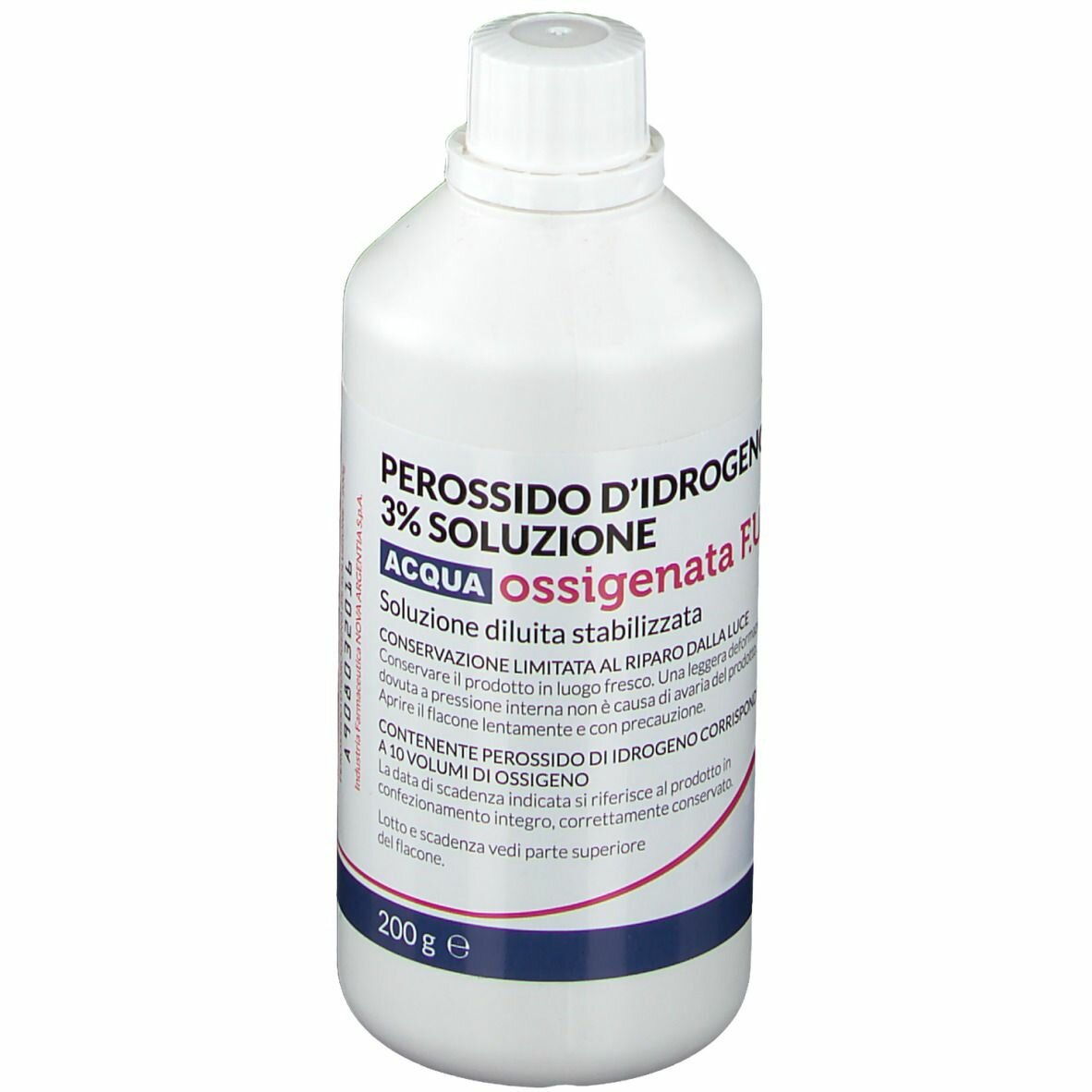 Perossido d'idrogeno 10 volumi fu 200 g
