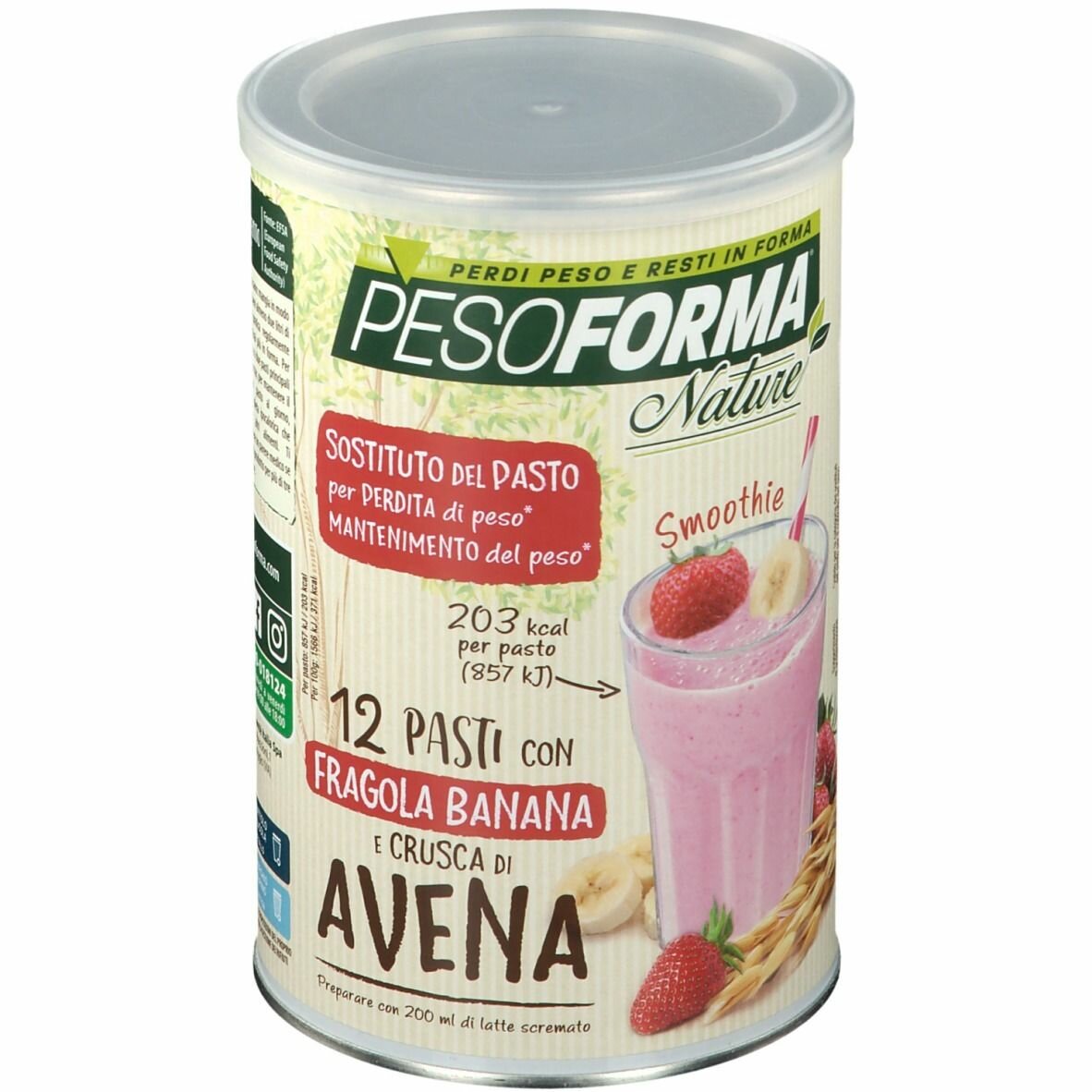 Pesoforma nature smoothie fragola banana polvere 420 g