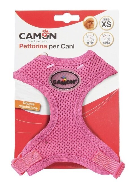 Pettorina a doppia regolazione mesh azzurro m