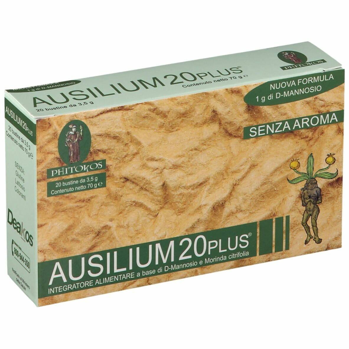 Phitokos ausilium 20 plus senza aroma 20 bustine