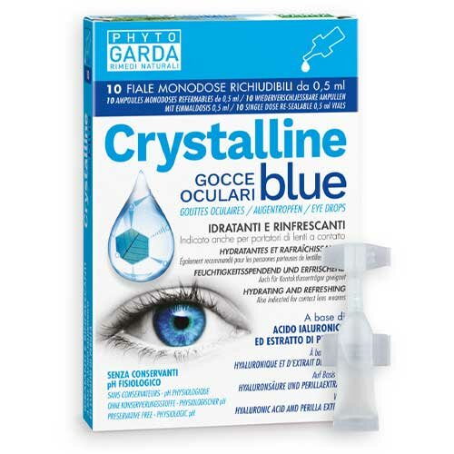 Phyto Garda Crystalline Blue Gocce Oculari Monodose 10 Fiale 0,5 ml