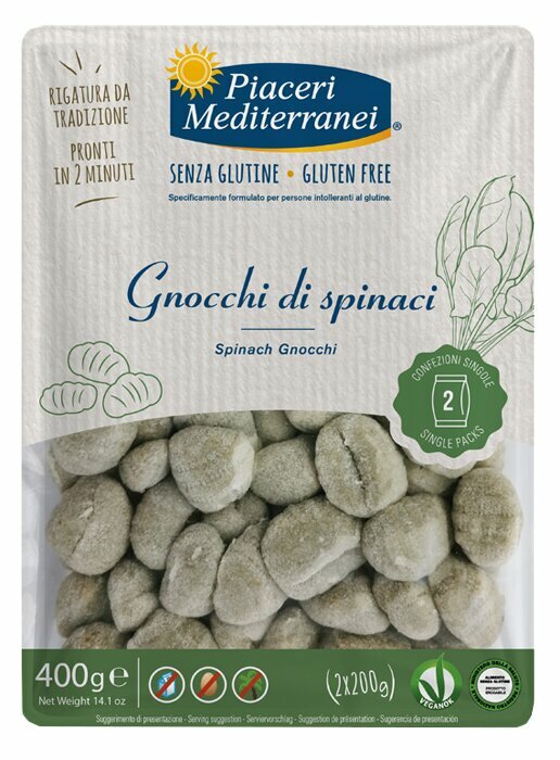 Piaceri mediterranei gnocchi di spinaci 400 g