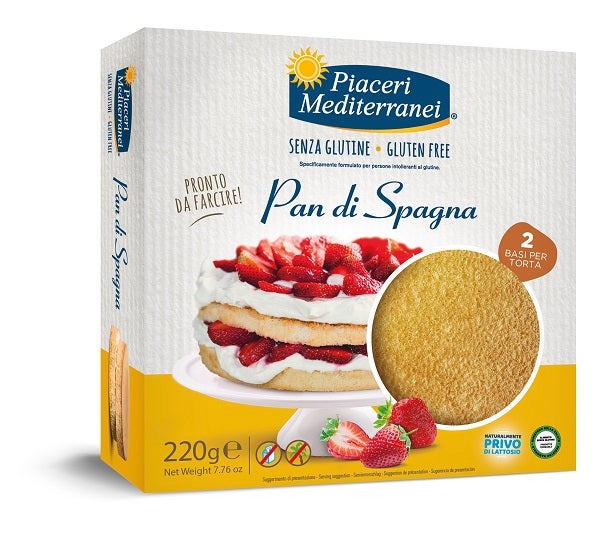 Piaceri mediterranei pan di spagna 220 g