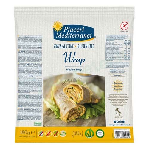 Piaceri mediterranei piadina wrap 180 g