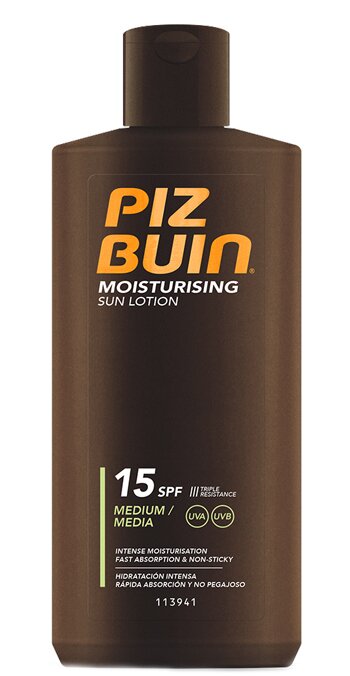 Piz buin moisturising fluida corpo spf15 200 ml