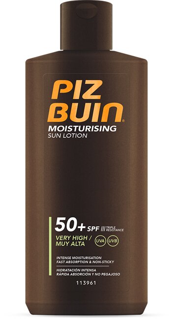 Piz buin moisturising fluida corpo spf50 200 ml
