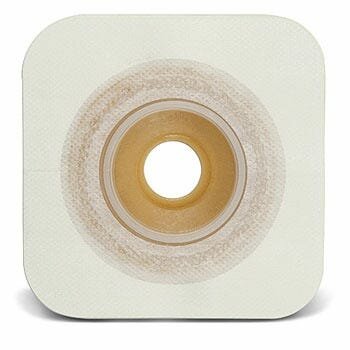 Placca convessa natura+ pretagliata 25 mm flangia 45 mm durahesive e cerotto microporoso 5 pezzi