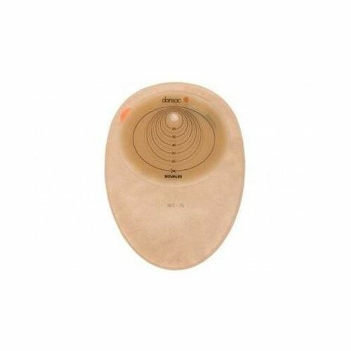 Placca per colo/ileo e urostomia autoportante flangia semovente a spessore ridotto nova 2 ritagliabile 43mm 5 pezzi