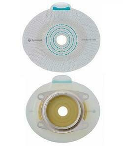 Placca per urostomia colostomia ileostomia sensura mio clicksistema a due pezzi flangia 50 mm foro ritagliabile 30-45 mm 5 pezzi