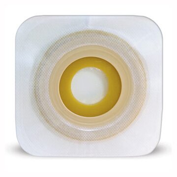 Placca piana esteem synergy per sistema 2 pezzi 33-45 mm flangia 61 mm con adesivo idrocolloidale 5 pezzi
