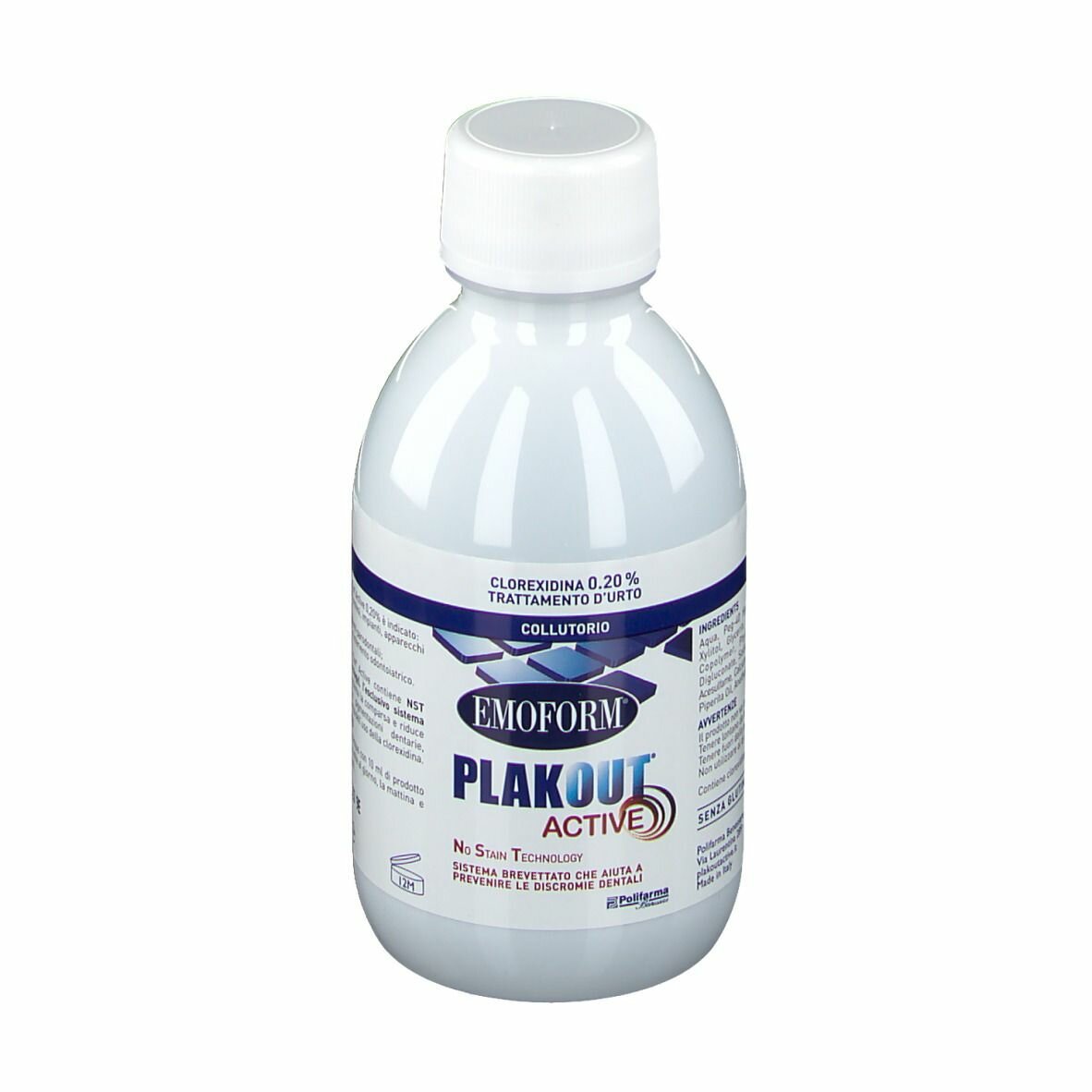 PlakOut Active Collutorio Clorexidina 0,20% 150 ml