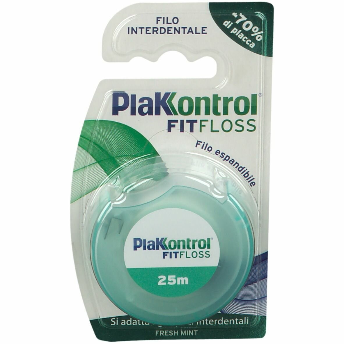 Plakkontrol fit floss filo interdentale 25m