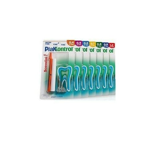 Plakkontrol minigrip scovolino 0,4 mm 10 pezzi