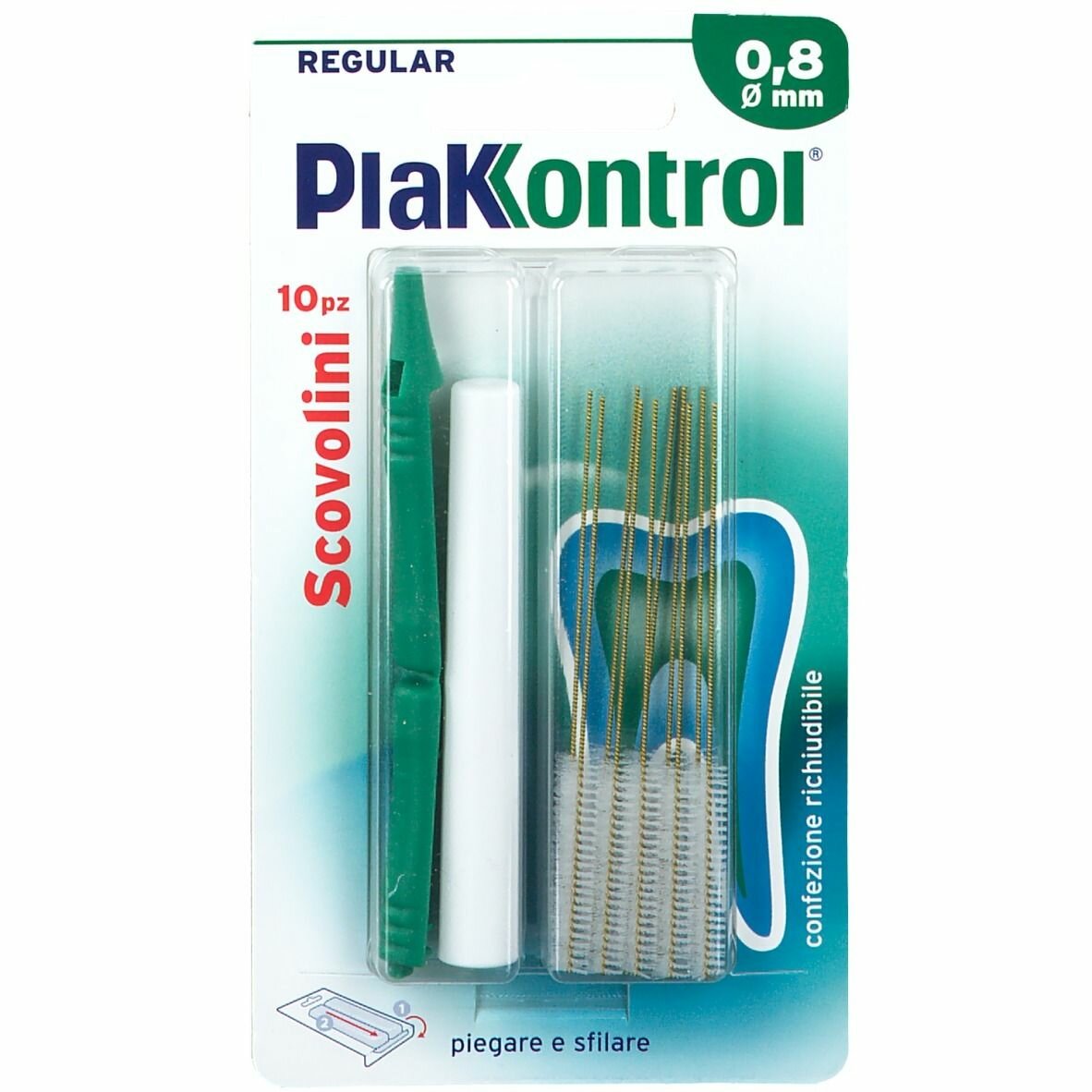 Plakkontrol minigrip scovolino 0,8mm