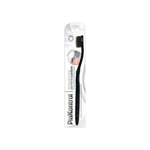 Plakkontrol perfetto carbon spazzolino manuale blister 1 pezzo