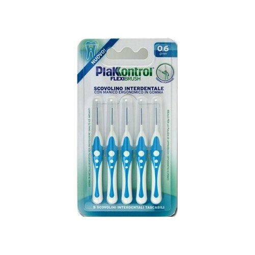 Plakkontrol scovolino interdentale flexi brush06 blister 5 pezzi