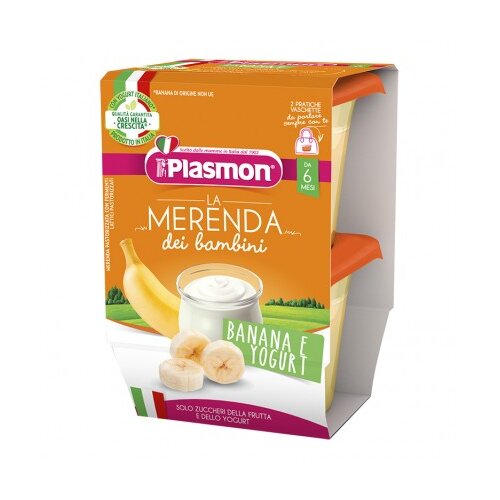 Plasmon banana yogurt as 2 x 120 g