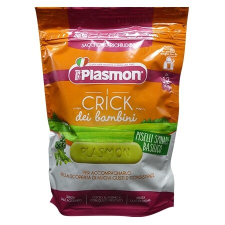 Plasmon crick spinaci e piselli 100 g