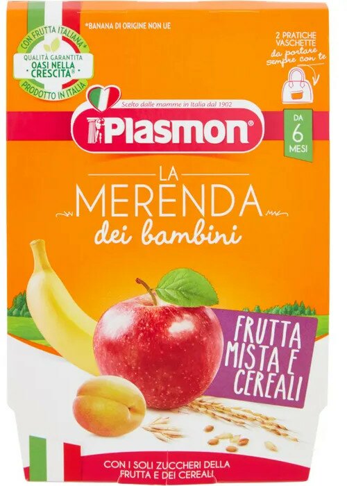 Plasmon frutta mista cereali 2 x 120 g