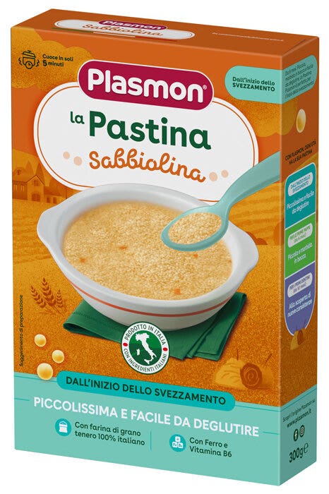 Plasmon la pastina sabbiolina 300g 6 mesi+