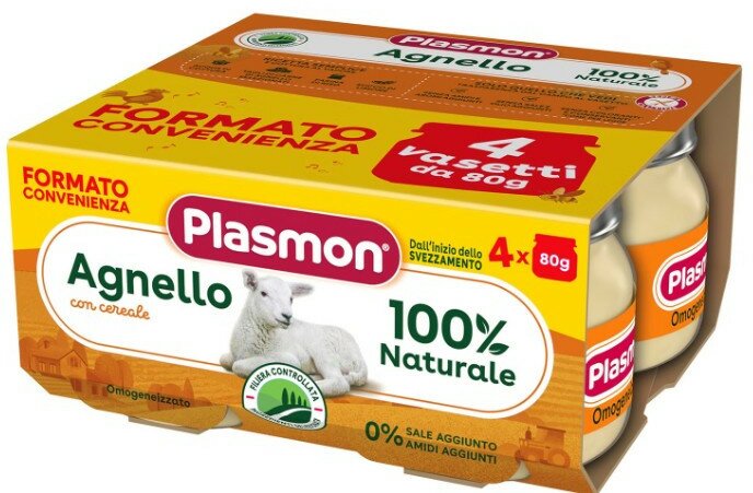 Plasmon omogeneizzato agnello 4 x 80 g