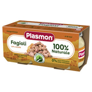 Plasmon omogeneizzato fagioli borlotti 2x80 g